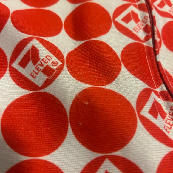 Vintage 70s 7/11 Uniform Polyester Shirt Size S - Picture 4 of 7